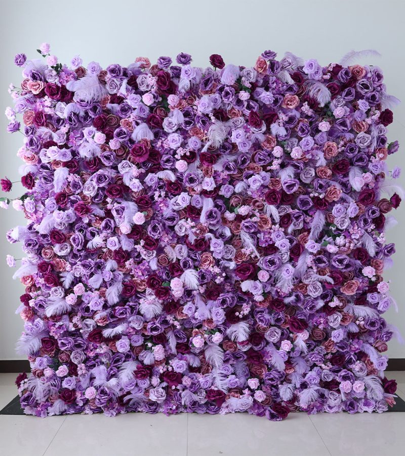 Purple-Flower-Wall-Rental-San-Francisco